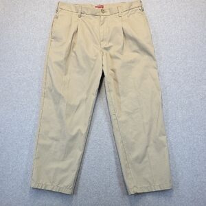 Merona Ultimate Khaki Pants Men’s 38x30 Beige Cotton Chinos Casual Workwear